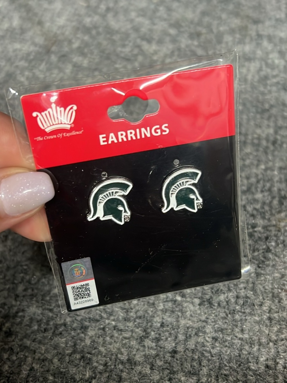Aminco Michigan State Spartans Earrings